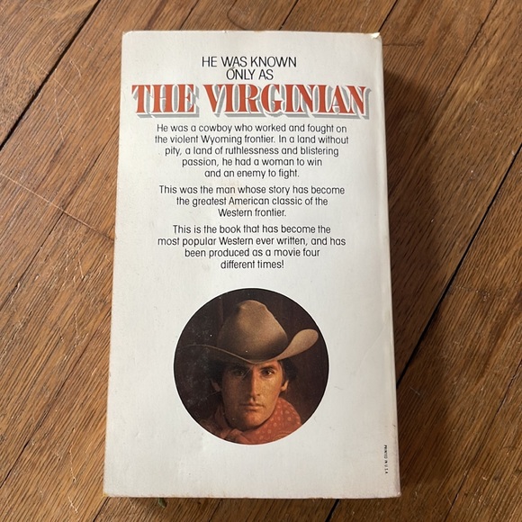 Vintage Western Novel The Virginian by Owen Winster - Picture 2 of 8